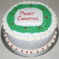 Christmas Cake - Wreath Cake